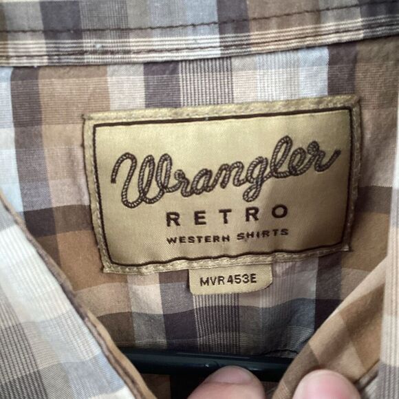 Men’s Wrangler Retro‎ Pearl Snap Shirt - XL - Picture 5 of 8
